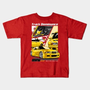 GTR E46 Track Dominance Kids T-Shirt